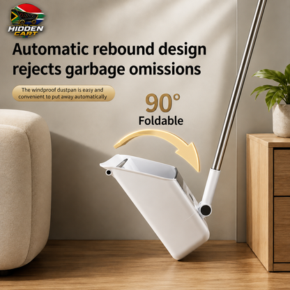 The Hidden Cart™ 4-in-1 Smart Cleaning Set | Broom, Dustpan, Hidden Brush & Squeegee