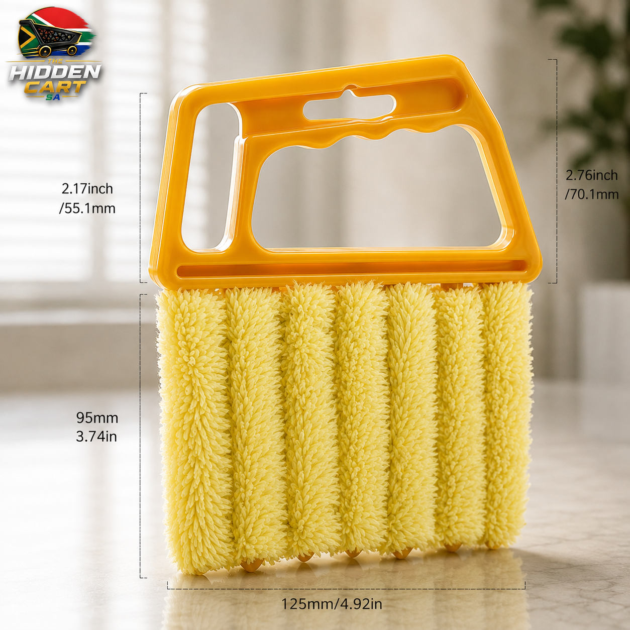 The Hidden Cart™ 2-in-1 Microfiber Blind & Vent Cleaning Kit | Washable & Reusable