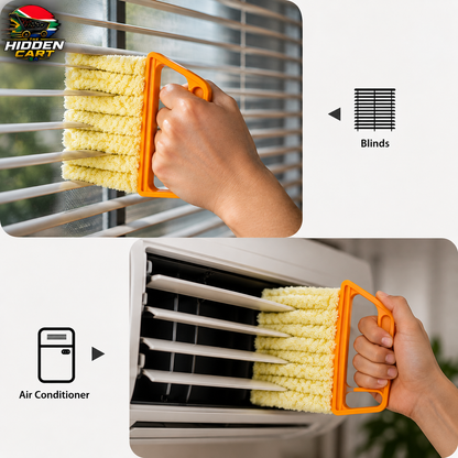 The Hidden Cart™ 2-in-1 Microfiber Blind & Vent Cleaning Kit | Washable & Reusable