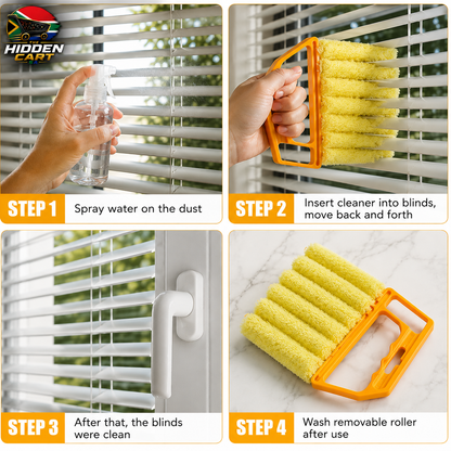 The Hidden Cart™ 2-in-1 Microfiber Blind & Vent Cleaning Kit | Washable & Reusable