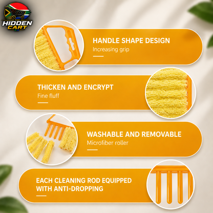 The Hidden Cart™ 2-in-1 Microfiber Blind & Vent Cleaning Kit | Washable & Reusable