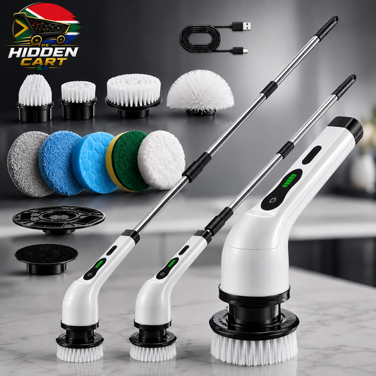 The Hidden Cart™ Electric Spin Scrubber | Cordless 9-in-1 Cleaning Brush