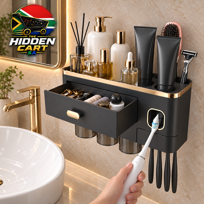 The Hidden Cart™ Wall-Mounted Toothbrush Organiser