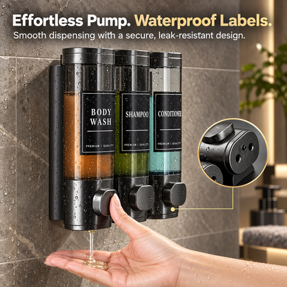 3-in-1 Bath & Shower Dispenser | The Hidden Cart™