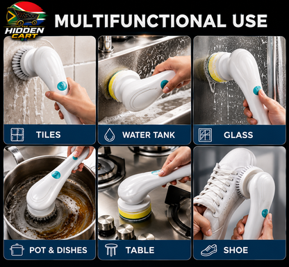 The Hidden Cart™ 5-in-1 Electric Cleaning Brush | USB Rechargeable