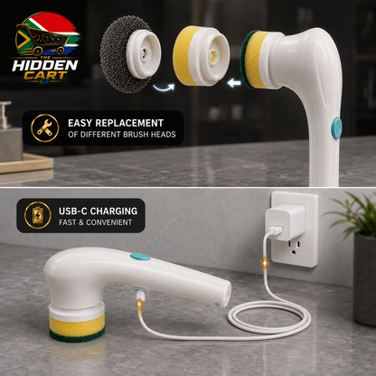 The Hidden Cart™ 5-in-1 Electric Cleaning Brush | USB Rechargeable