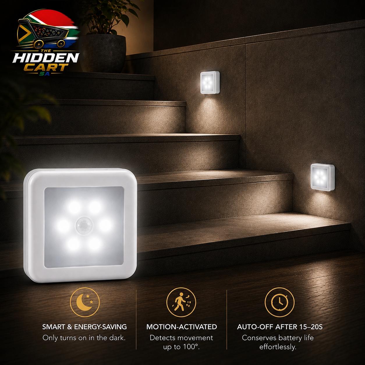 The Hidden Cart™ Smart Motion Sensor LED Night Light