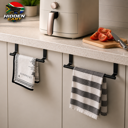 The Hidden Cart™ Premium Over-Cabinet Towel Rod
