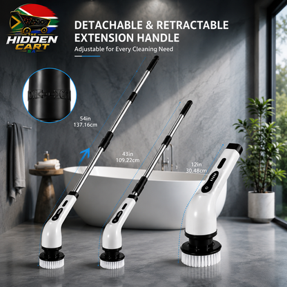 The Hidden Cart™ Electric Spin Scrubber | Cordless 9-in-1 Cleaning Brush