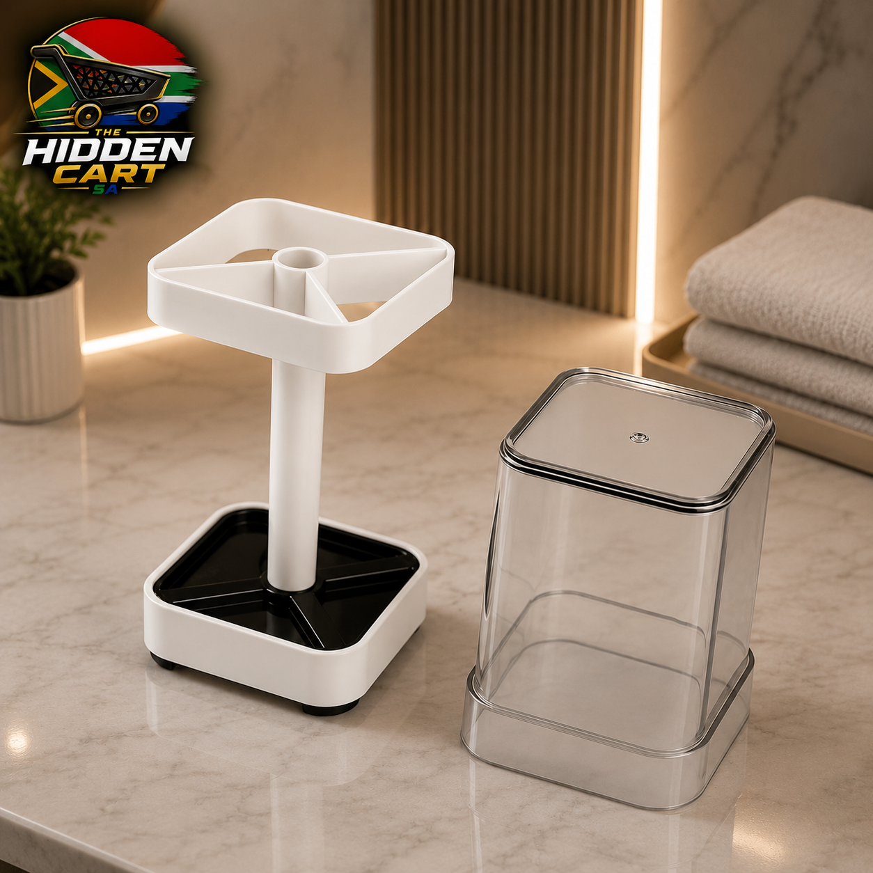 The Hidden Cart™ Clutter-Free Toothbrush Organizer