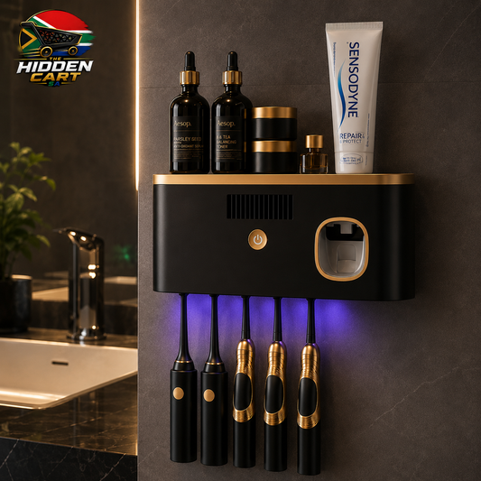 The Hidden Cart™ 2-in-1 Smart UV Sanitizer & Automatic Toothpaste Dispenser