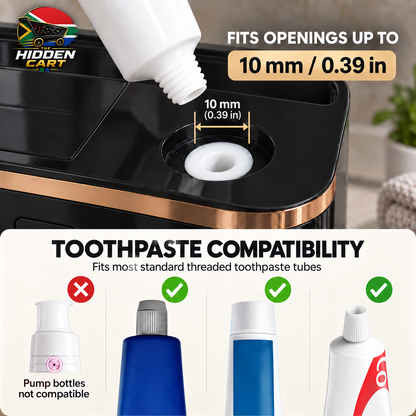 The Hidden Cart™ Wall-Mounted Toothbrush Organiser
