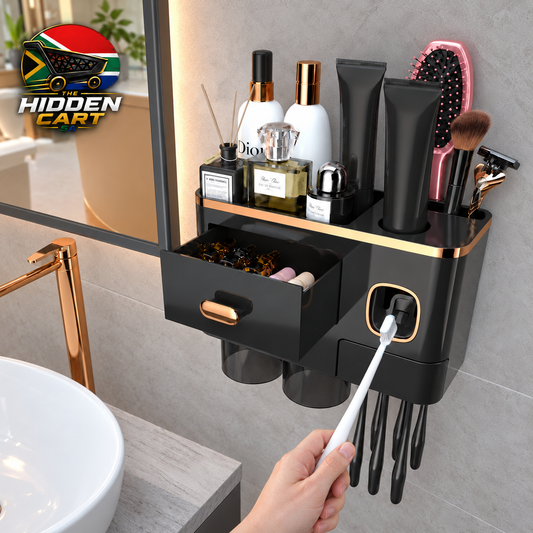 The Hidden Cart™ Wall-Mounted Toothbrush Organiser
